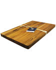 30100419250000 Madiera Teak Edge Grain Round Chop Block 858414002215