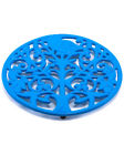 30103271430000 Old Dutch Blue Aster Tree Of Life Trivet 045642881815