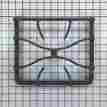 318221755 Frigidaire Genuine Oem Single Burner Grate Porcelain Gray
