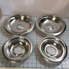 60747 60746 Whirlpool New Set Of Electric Stovetop Chrome Reflector 091712291404