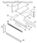 74004743 Maytag Range Extrusion Side New Oem