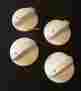 74005143 Set Of 4 Bisque Maytag Burner Control Knobs Stove Range Oven Magic Chef