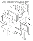 74006826 Maytag Whirlpool Genuine Range