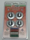 8124 Range Kleen Knob Electric Replacement Kit Chrome Manufacturing