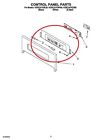 Kebc247kss05 8302743 Wp8302743 Kitchenaid Genuine Oven Control Panel