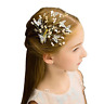 83543100 Flower Girls Hair Comb Clips Handmade Crystal Headdress Party Wedding