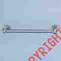 909560 Signature Hardware Contempo Paper Towel Bar Satin Nickel