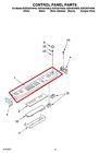 Kerc607hbs6 9754347cb Kitchenaid Genuine Range Oven Control Panel