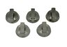 Aez75853702 Lg New Range Oven Stainless Steel Knobs Set Of Yr