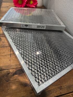Aff102-m Air Filter Factory 10 1/2 Inch X 9 3/4 Range Hood Aluminum Mesh Grease Set Of 2