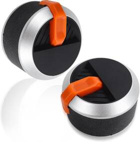 Blk-or-2 Ajinteby Gas Griddle Grill Orange Knobs Replacement For Blackstone 1666 1517 2 Pack-or