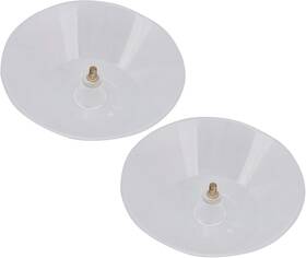M5191119044 Am 2pcs Transparent Plastic Range Hood Oil Collection Grease Cup Screw Dia 4.5mm