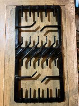 307398 Amana Vintage Black Range Burner Grate Lt4 18 Inch X 9