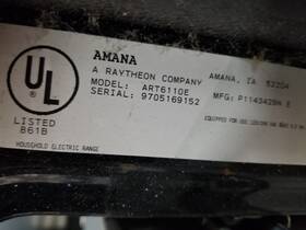 315568b Amana Genuine Range Oven Control Board #