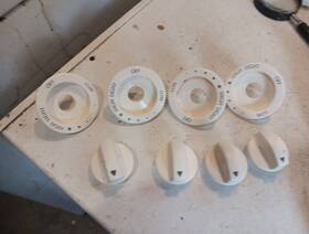 5715 Amana 5a13 4 Vtg Gas Range Stove Burner Control Selector Knobs Kip