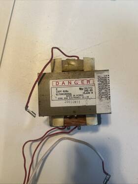 6170w1d035a Amana Microwave Transformer 120v 60hz Part# 20020401
