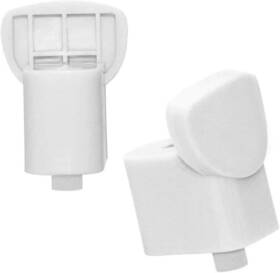 Wb06x10943-2 Ami Parts Upgraded 2 Pack Wb06x10943 Handle Support Microwave Replacement Part By White