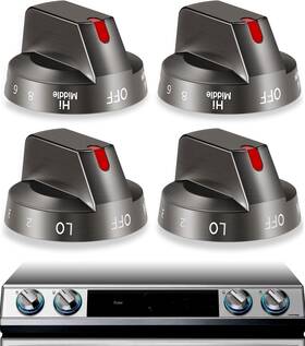Anvalee Va2420001 Stove Knob Replacement Dg94-03500y Dg94-03500z For Samsung Electric Stove/oven