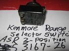 Asr3167-26 Kenmore Range Selector Switch