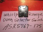 Asr5767-175 Whirlpool Range Oven Selector