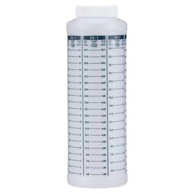 11873-1 Attwood 022697187307 Wide-mouth Marine Fuel/oil Mixing Bottle 1-quart One Size
