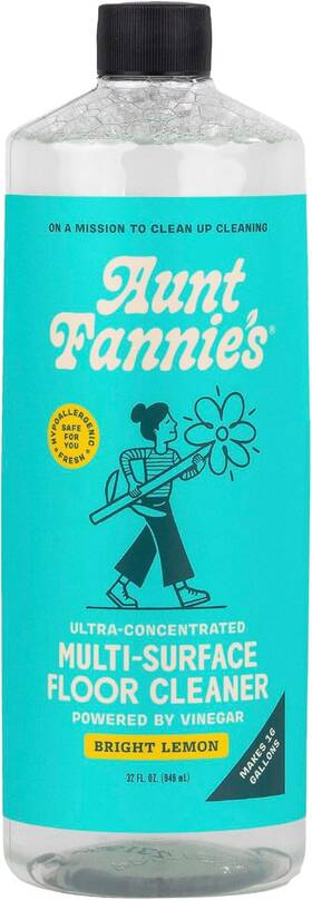 Vfr-3201-bl Aunt Fannies Ultra Concentrated Floor Cleaner Vinegar 32 Fl Oz Pack Of 1 Vfr-3201-bl Aunt Fannies Ultra Concentrated Floor Cleaner Vinegar 32 Fl Oz Pack Of 1