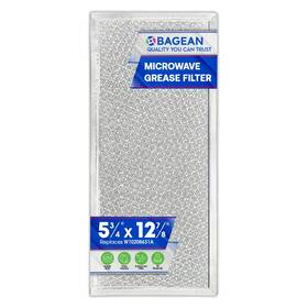W10208631 Bagean Microwave Filter Replacement 5.78 Inch X 12.91 Fits 5.8 12.9 0.1 Grey