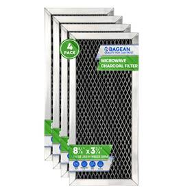 Wb02x10956 Bagean Microwave Filter Replacement 8.67 Inch X 3.95 For Jx81h 4-pack Grey
