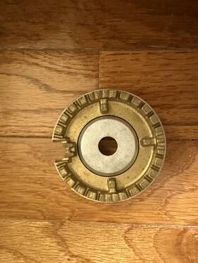 Cb36500x Bertazzoni 504788 Rapid Burner Head Medium For Rangetop Z10-76