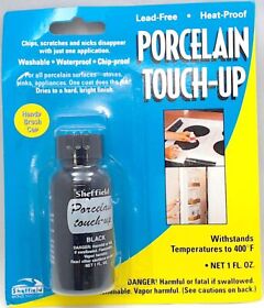 Black Porcelain Surfaces Touch-up Appliance Paint 1999