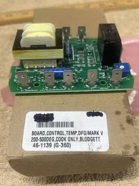 Blodgett 46-1139 Temperature Control Board 46-1139/461139 200-500 Deg Green