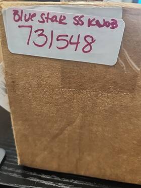 731548 Blue Star Bluestar Ss Knobs