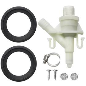 385311658-2 Blutoget 385311641 Upgraded Rv Water Valve &2 Pack 385311658 Flush Ball Seal For Pedal