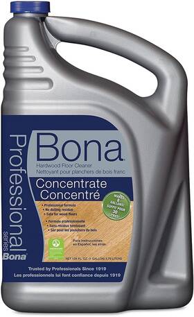 Bona 605930746358 Pro Series Hardwood Floor Cleaner Concentrate 1 Gal 128 Fl Oz Pack Of