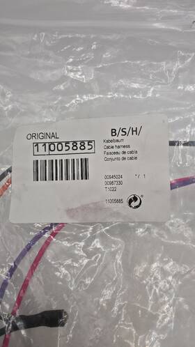 11005885 Bosch New Cable Harness Oem Range And Cooktop