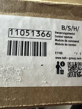 Bosch 11051366 Control Module Display Brand New Genuine Oem