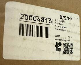 20004816 Bosch Oven Outer Door Oem Genuine New