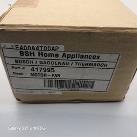 417995 Bosch Oven Blower Motor Genuine Oem
