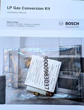 9000983037 Bosch Lp Gas Conversion Kit For Range Oem - New