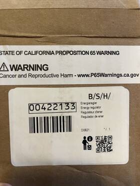 00422133 Bosch Hei7282u/08 Genuine Range Oven Infinite Switch #