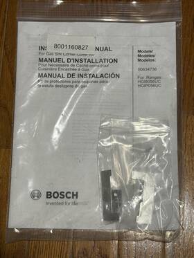 Hgi8056uc Bosch Hgip056uc Small Mounting Hardware/bracket For Or Range Hm-roc