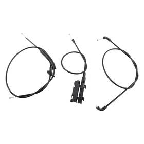 Bx06300010-3 Boxi Front Center Rear 3pcs Hood Release Cable Kit Compatible For Bmw 740i 200