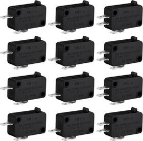 Weewooday-371 Brand Weewooday 6 Pcs Microwave Oven Door Switch Replacement Part W10269458 Black