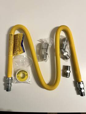 Wp012 Brasscraft Factory Certiified 4 Foot Coated Stainless Steel Supply Line