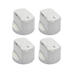 Knob-06 Brati Chrome Control Knob Replacement For Char-broil Performance Silver