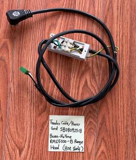 Sb08092518 Broan-nutone Feeder Cable/power Cord For Chimney Style Rm65000-b Range Hood Hm