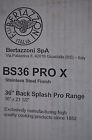 Bs36proxwr Bs36 Pro X Bertazzoni 36 Back Splash