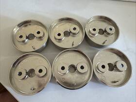 307d1042p001 Caf Lot Of 6 Ge Cafe Oven Brushed Stainless Knob