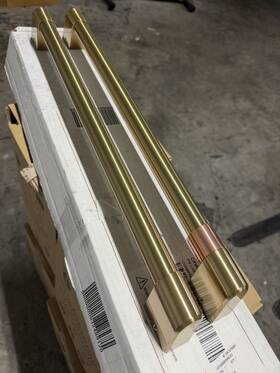Cxwd7hopncg Caf Handle Kit For 27 Inch Double Oven - Brushed Brass