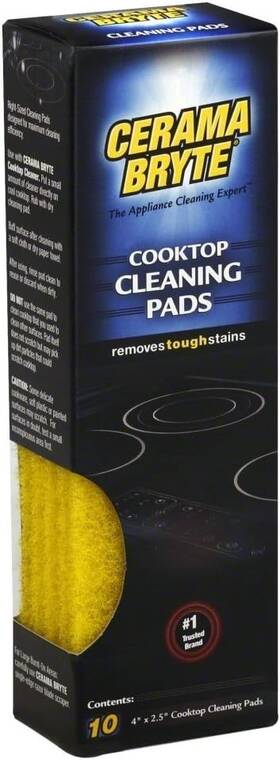 Cerama Bryte 885790350647 1 X 10 Pack Cleaning Pads Cooktop And Stove Count Of